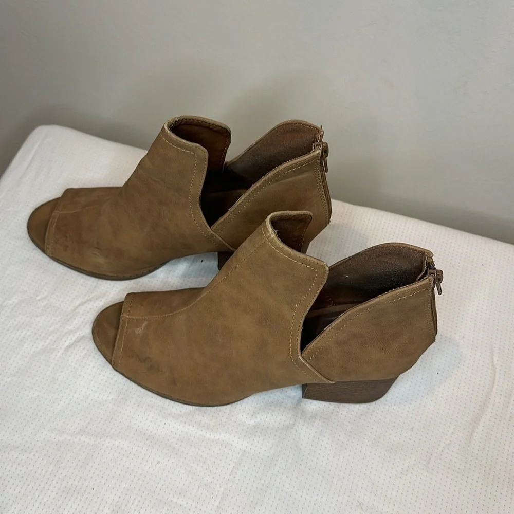 BOOTIES CAMEL COLOR - Picture 4 of 6